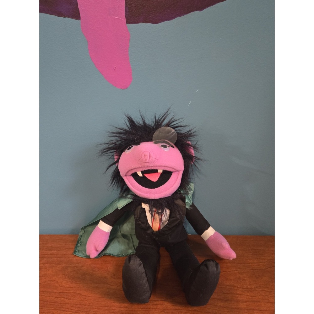Vintage Sesame Street THE COUNT 14" Full Body Plush 1993 Applause